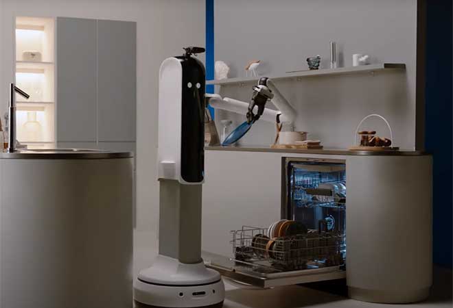 Robots for fine cleaning. Service robots