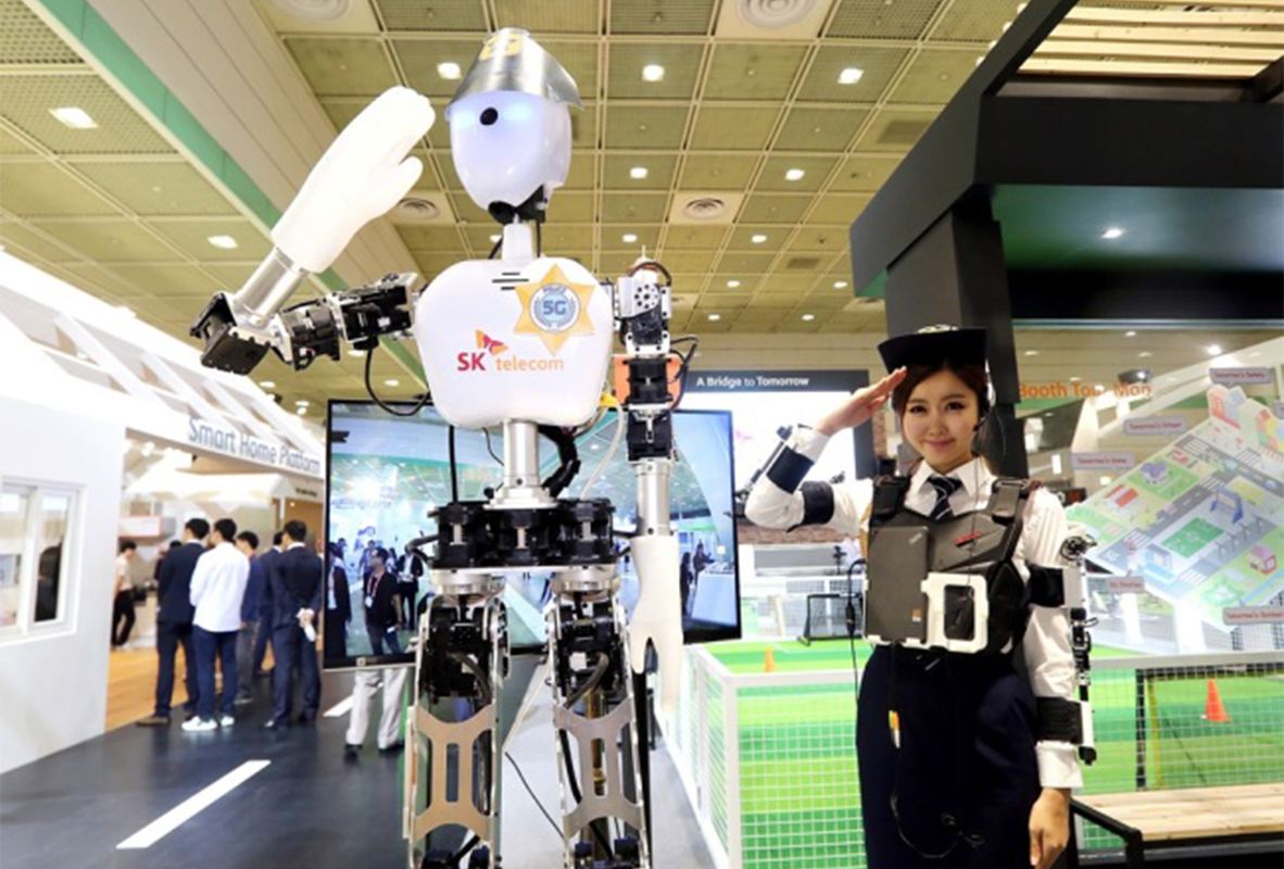 SK Telecommunications vytvorí 5G robota
